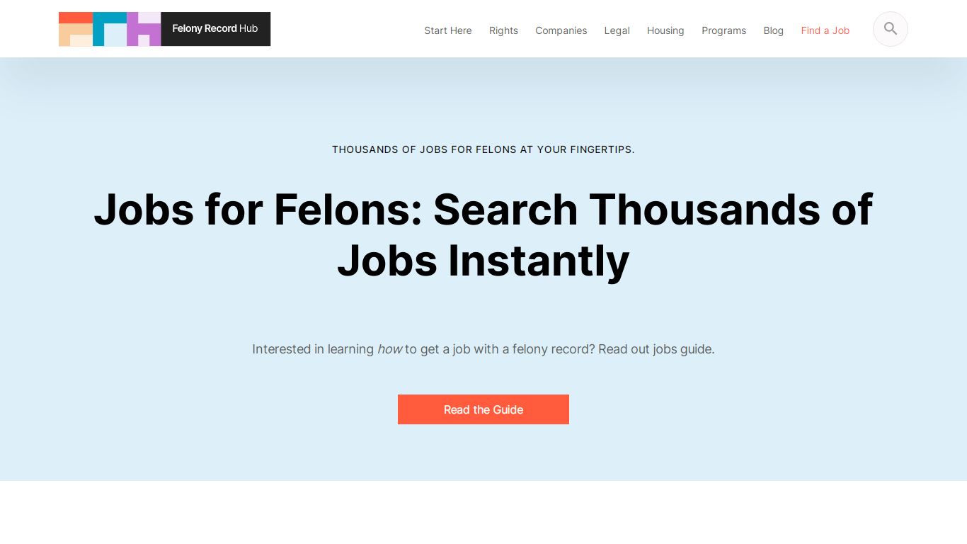 Best Jobs For Felons - 1,100+ Companies That Hire Felons | Updated Daily